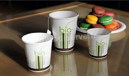 Gobelet biodégradable décor bio 10 cl par 50