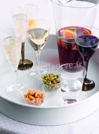 Verre en plastique dur réutilisable